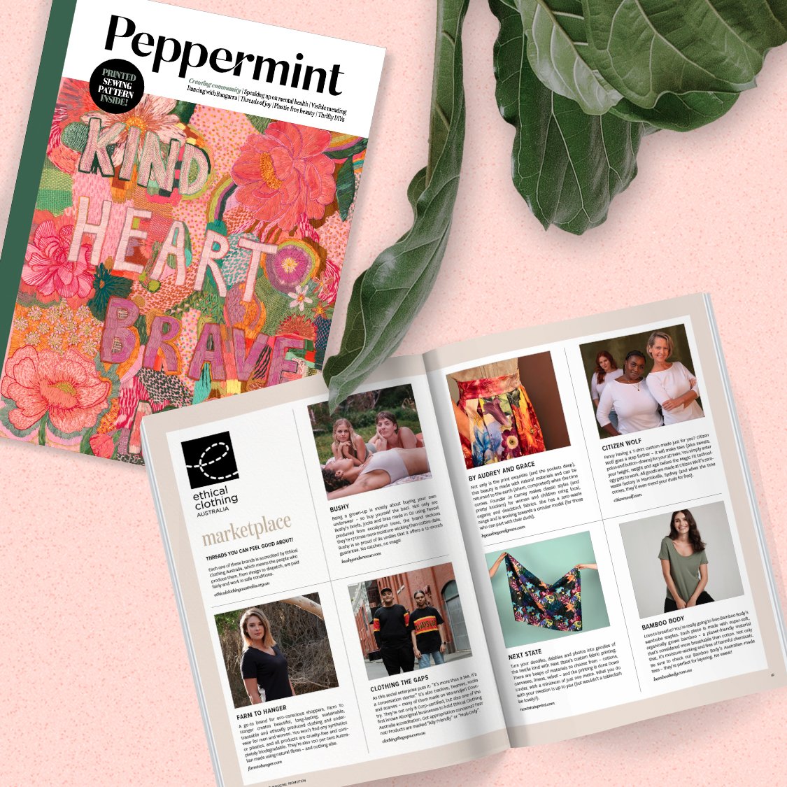 Peppermint Magazine and Ethical Clothing Australia