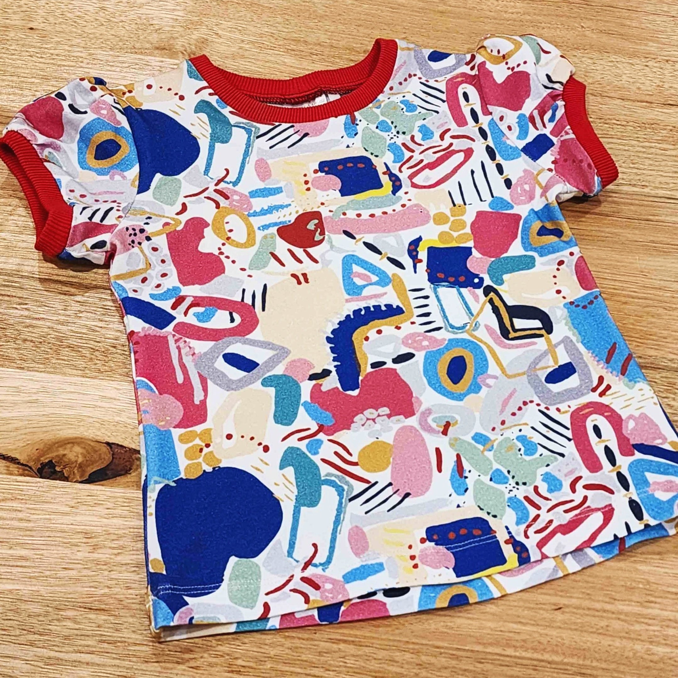 Kids Puff Sleeve Tee Magnetic-SQ8160626