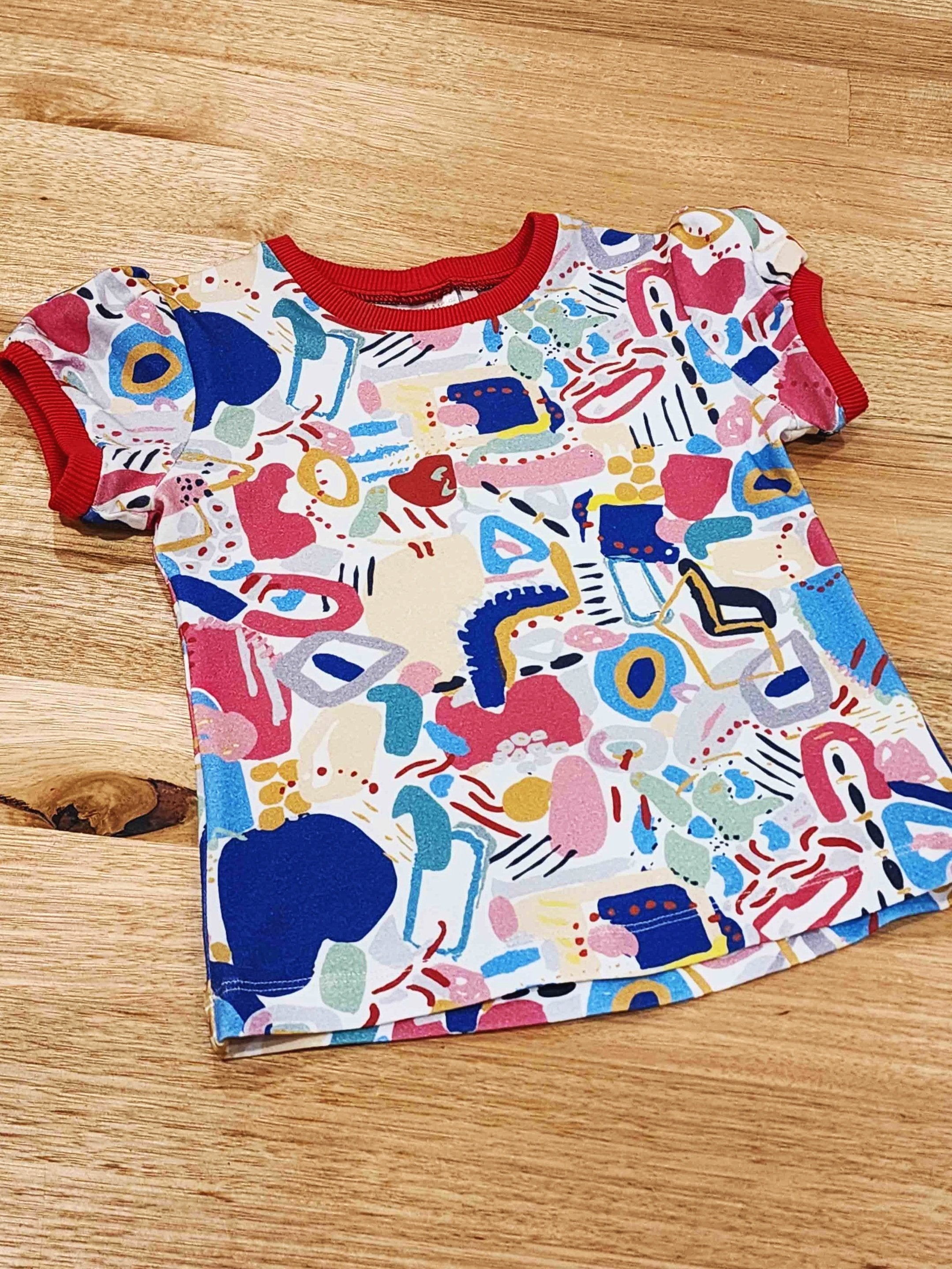 Kids Puff Sleeve Tee Magnetic-SQ8160626