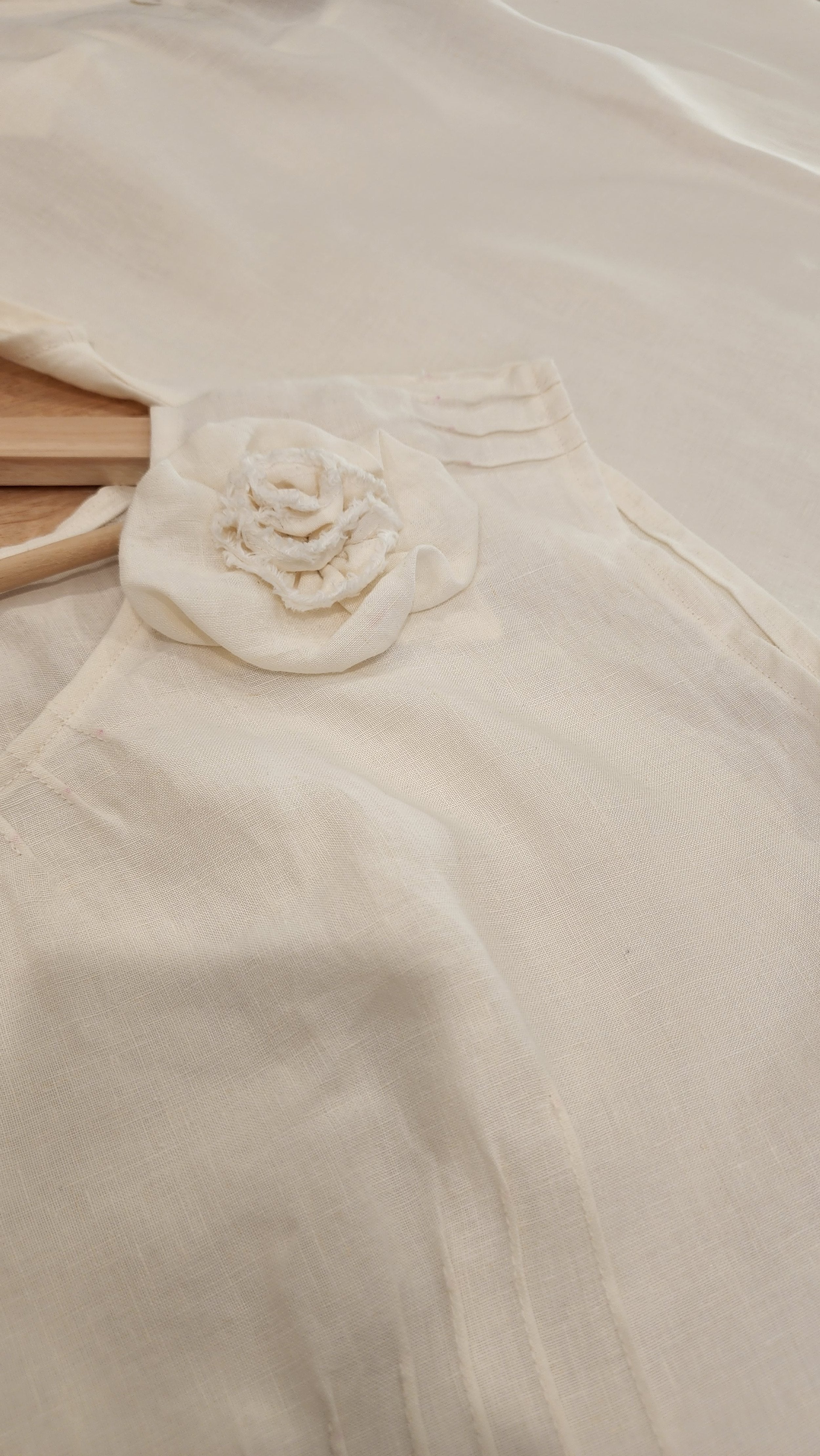 Zero Waste Top Linen Oyster-SQ3034520