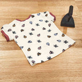 Lady Bugs Organic Cotton Puff Sleeve Tee-SQ7118808