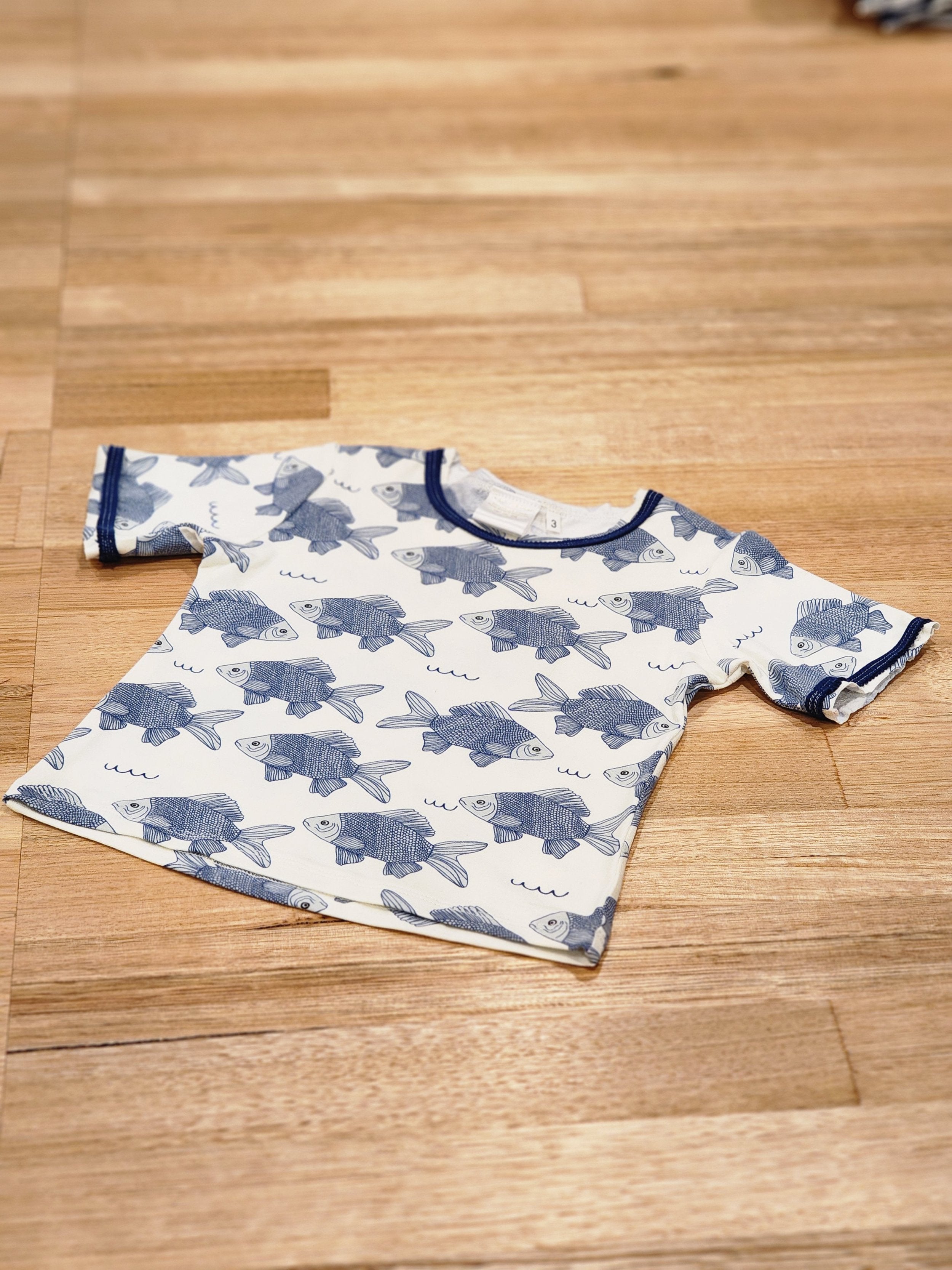 Fish Organic Cotton Kids T-Shirts-SQ5285190