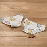 Smiley Love Hearts Organic Cotton Girls Undies-SQ7568123