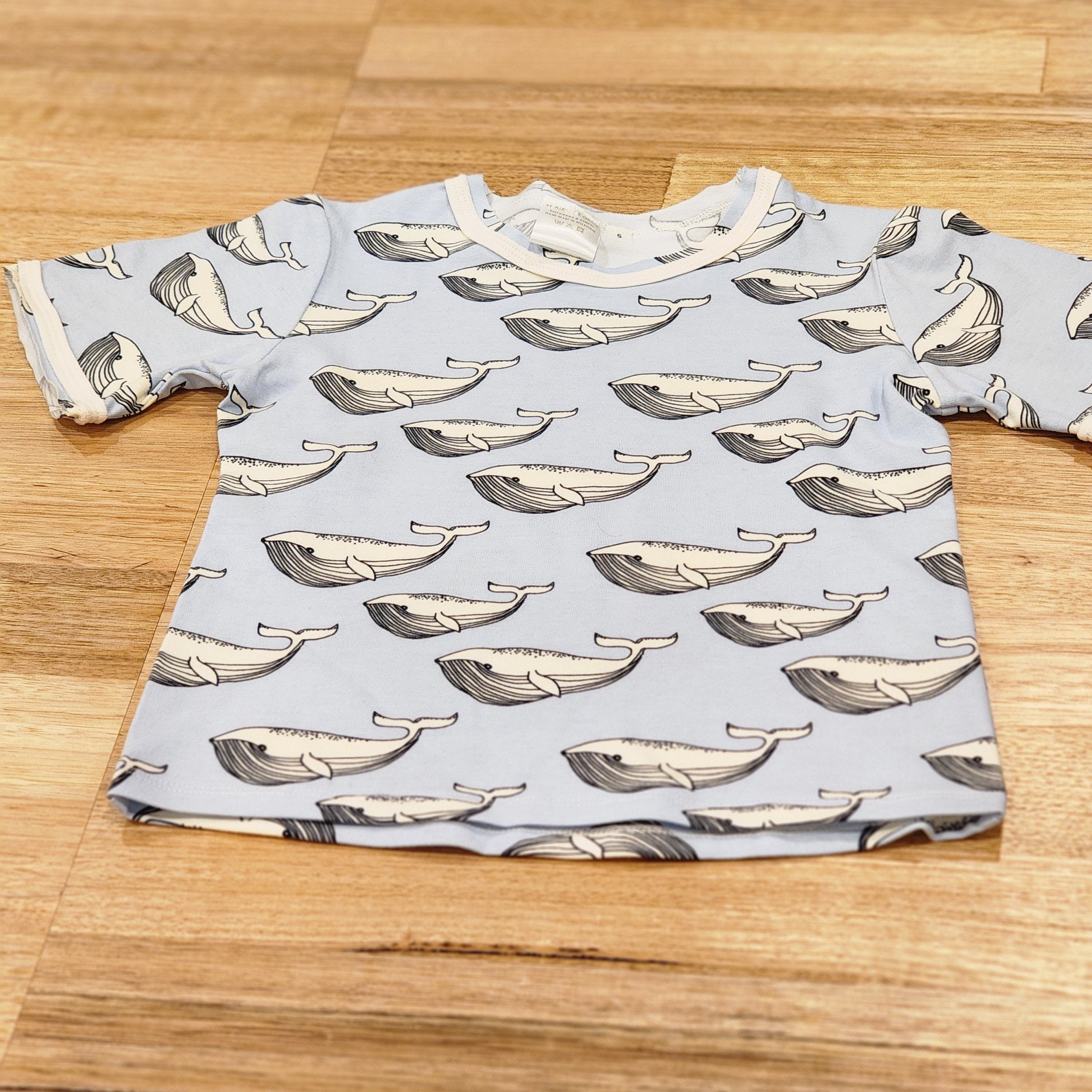 Whales Organic Cotton Kids T-Shirts-SQ4861091