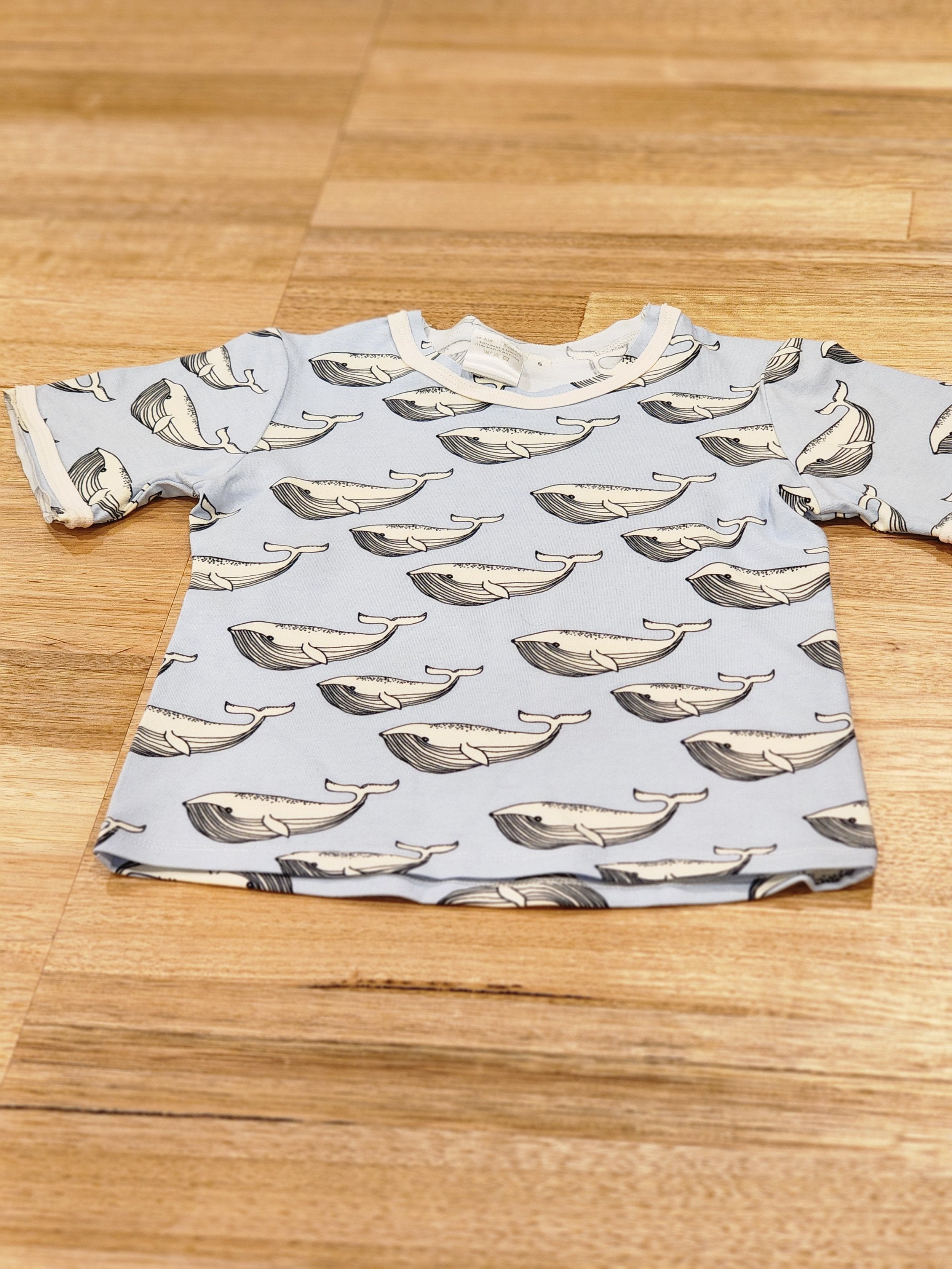 Whales Organic Cotton Kids T-Shirts-SQ4861091